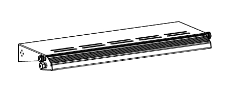 LED 700 Lighting bracket for the perforated panel